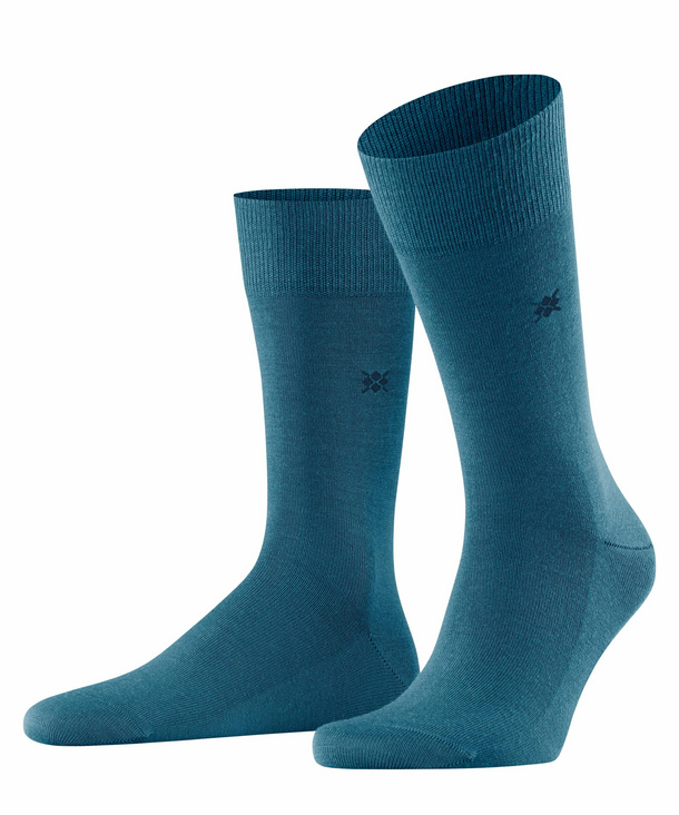 Burlington Leeds Herren Socken, 46-50, Blau, Uni, Schurwolle, 21007-658503 günstig online kaufen