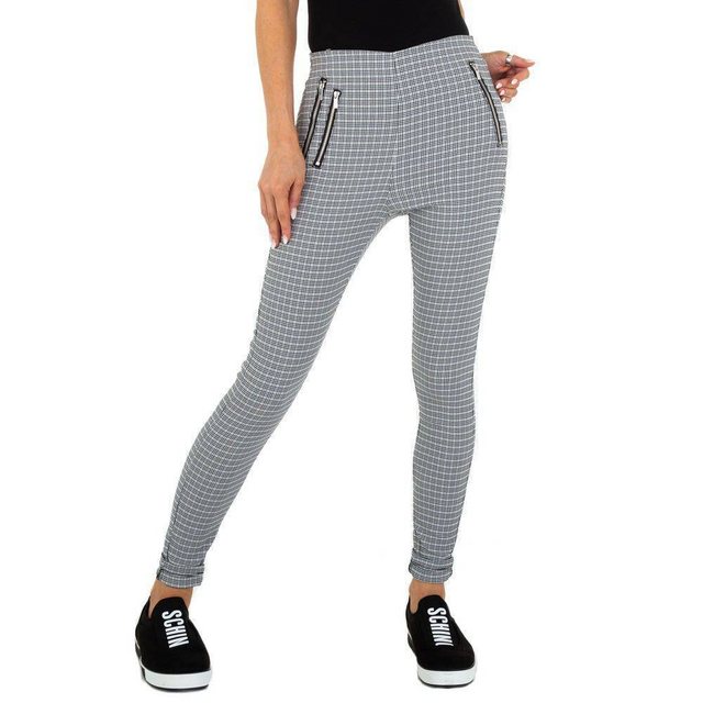 Ital-Design Röhrenhose Damen Freizeit Reißverschluss Stretch Skinny-Hose in günstig online kaufen