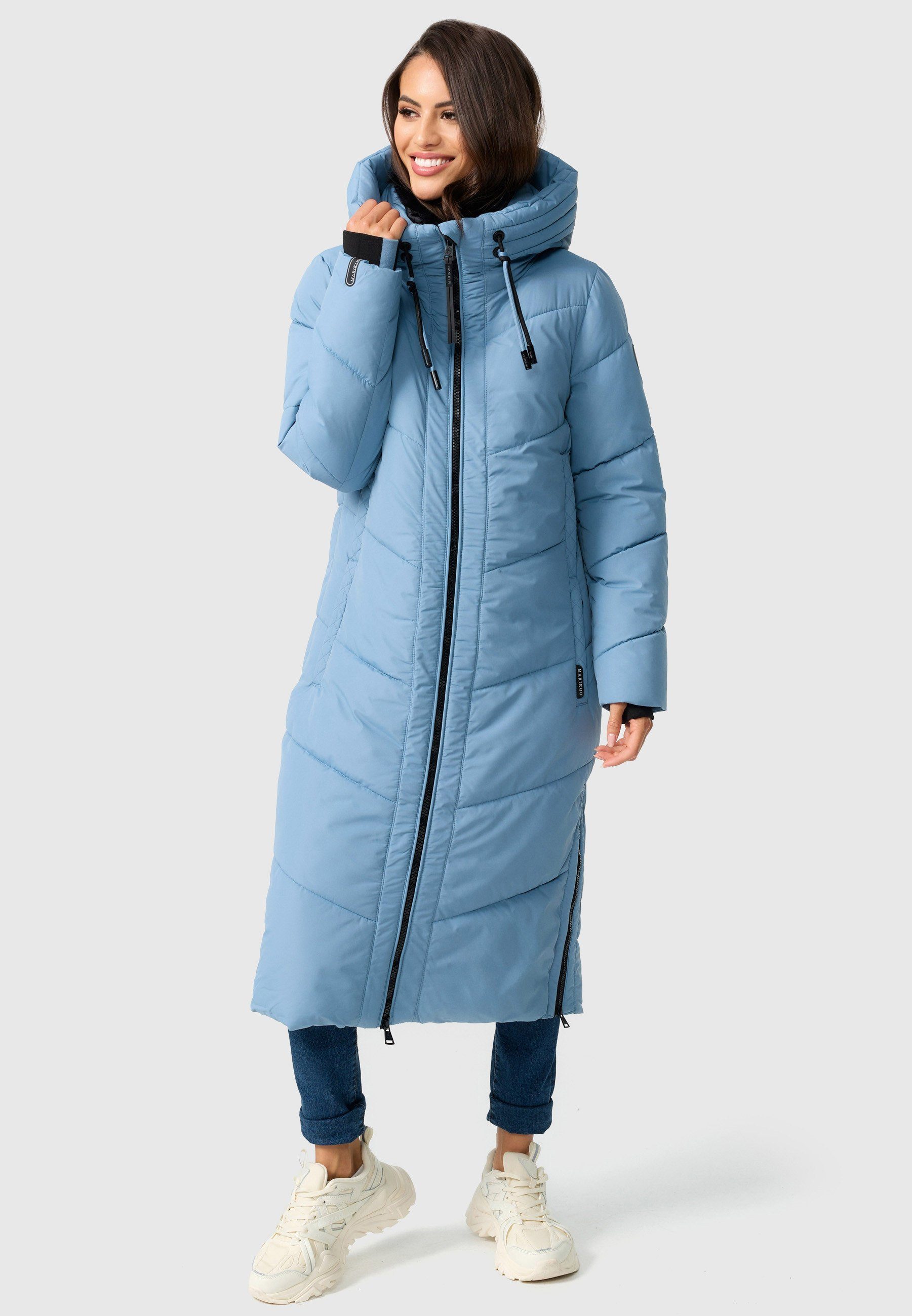 Marikoo Winterjacke "Nadaree XVI", Stepp Mantel mit großer Kapuze günstig online kaufen