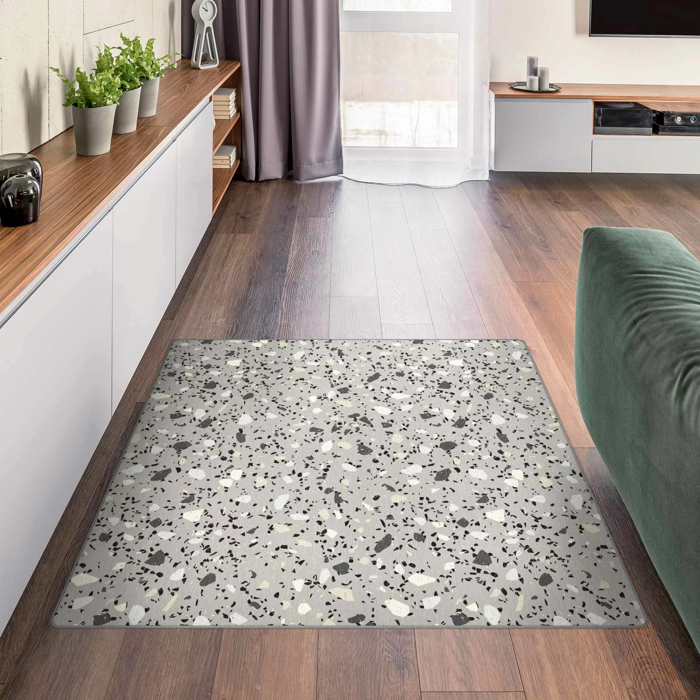 Teppich Detailliertes Terrazzo Muster Massa günstig online kaufen