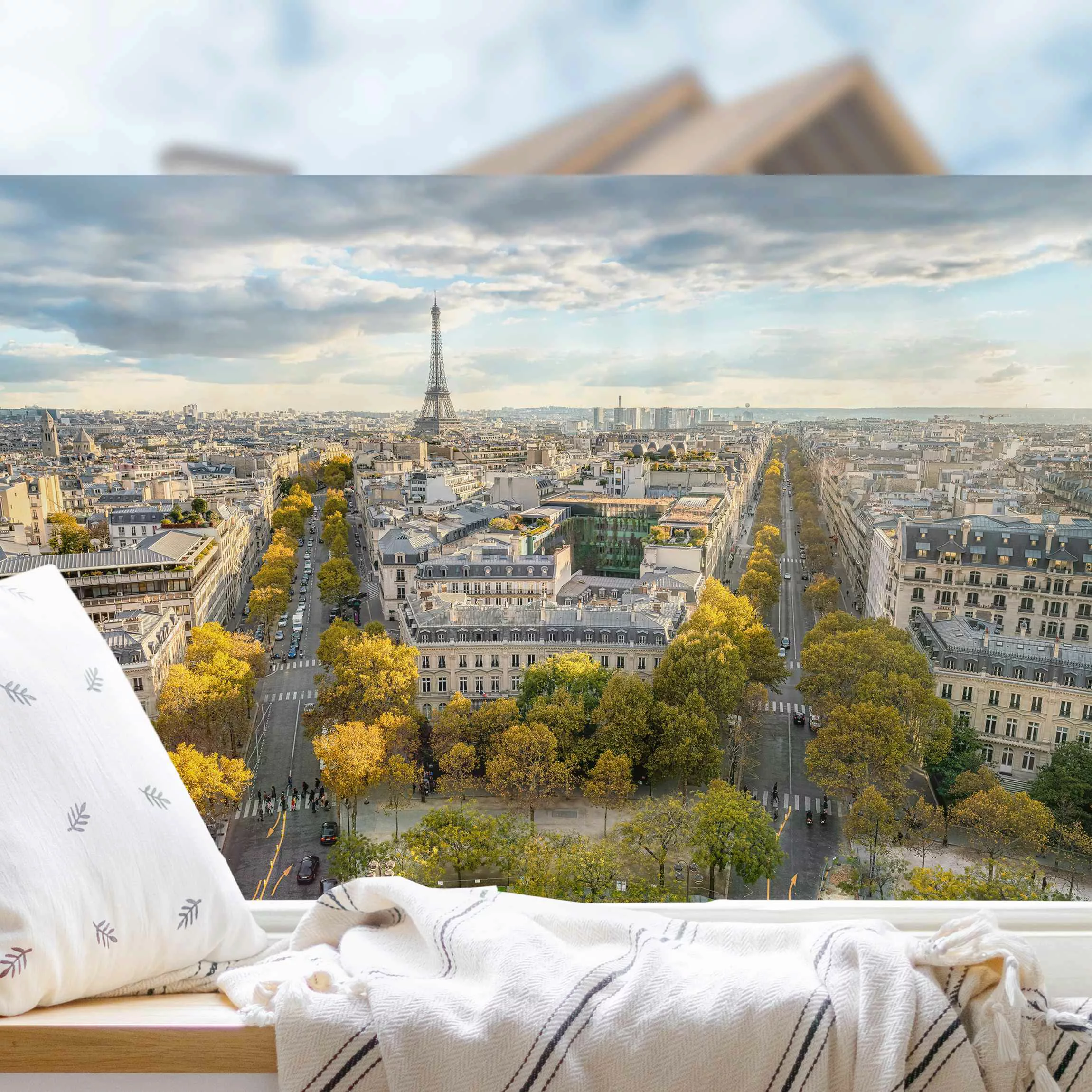 Fensterfolie Nice day in Paris günstig online kaufen