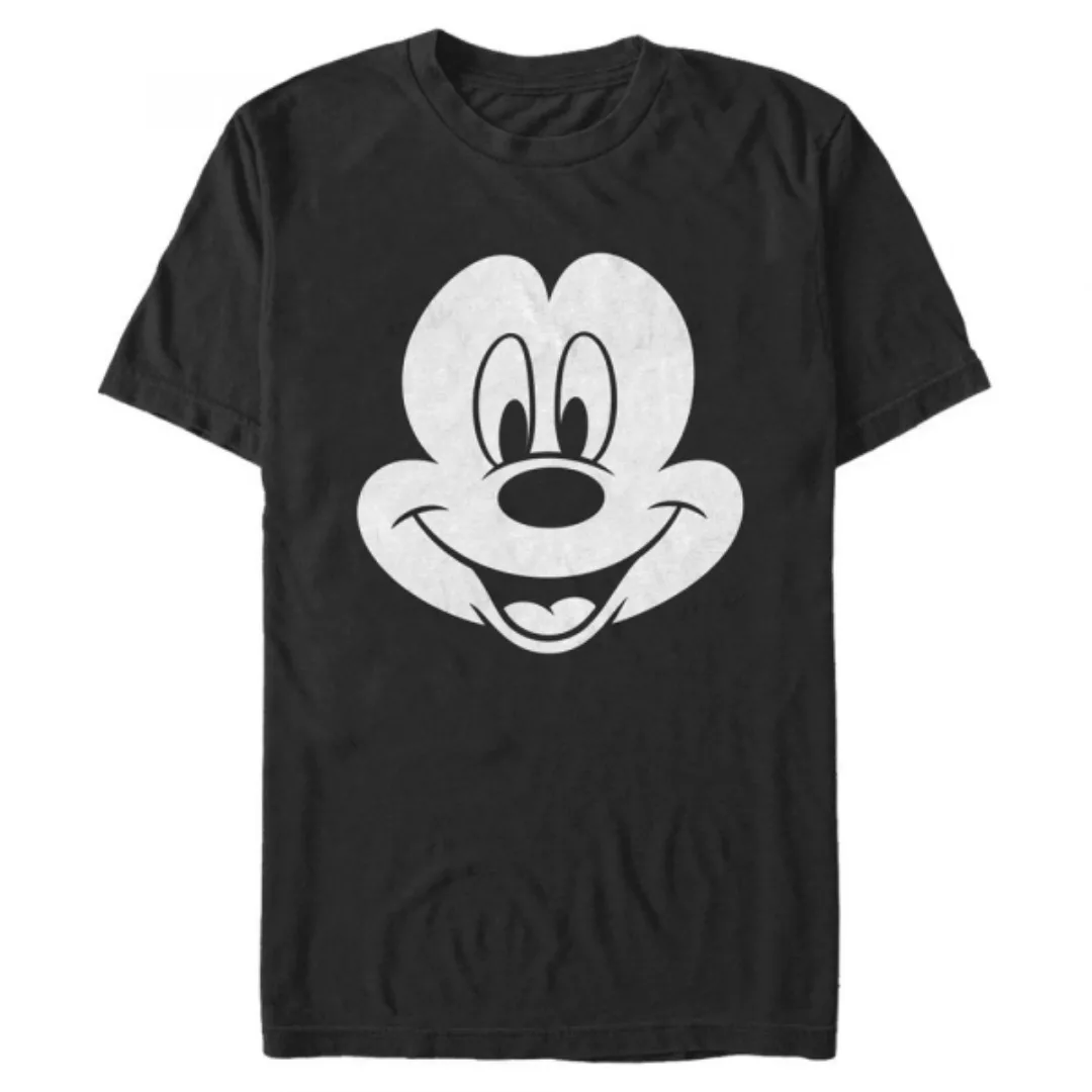 Disney - Micky Maus - Micky Maus Big Face Mickey - Männer T-Shirt günstig online kaufen