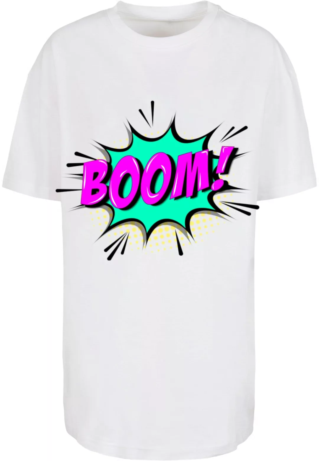 Merchcode T-Shirt "Merchcode Damen Ladies BOOM Comic Boyfriend Tee" günstig online kaufen