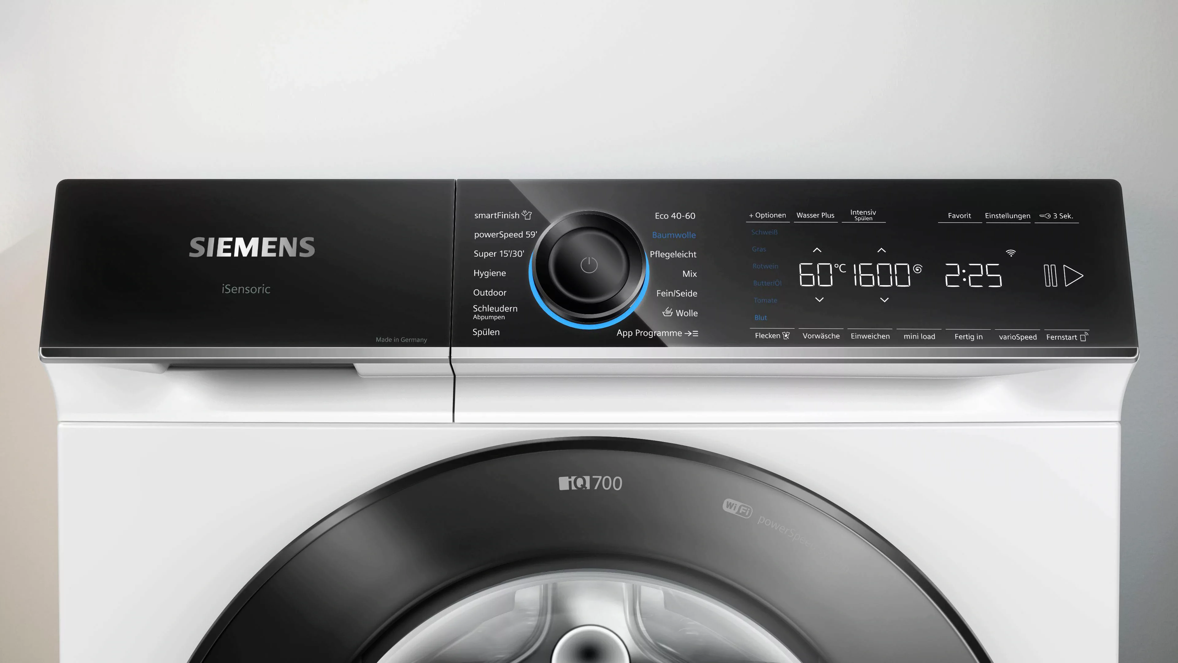 SIEMENS Waschmaschine »WG46B2070«, iQ700, WG46B2070, 9 kg, 1600 U/min günstig online kaufen
