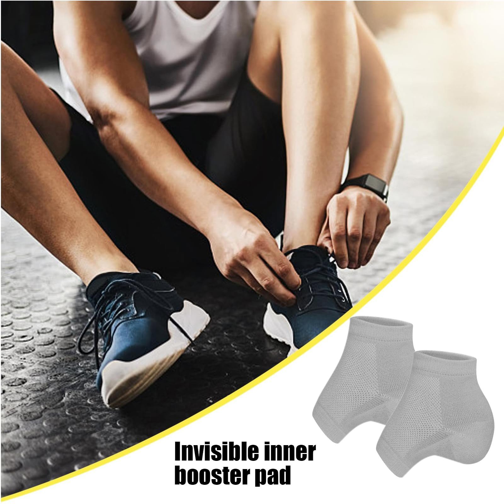 RWEUOQ Fersenpolster Erhöhte Innensohlen mit Socken-Design günstig online kaufen