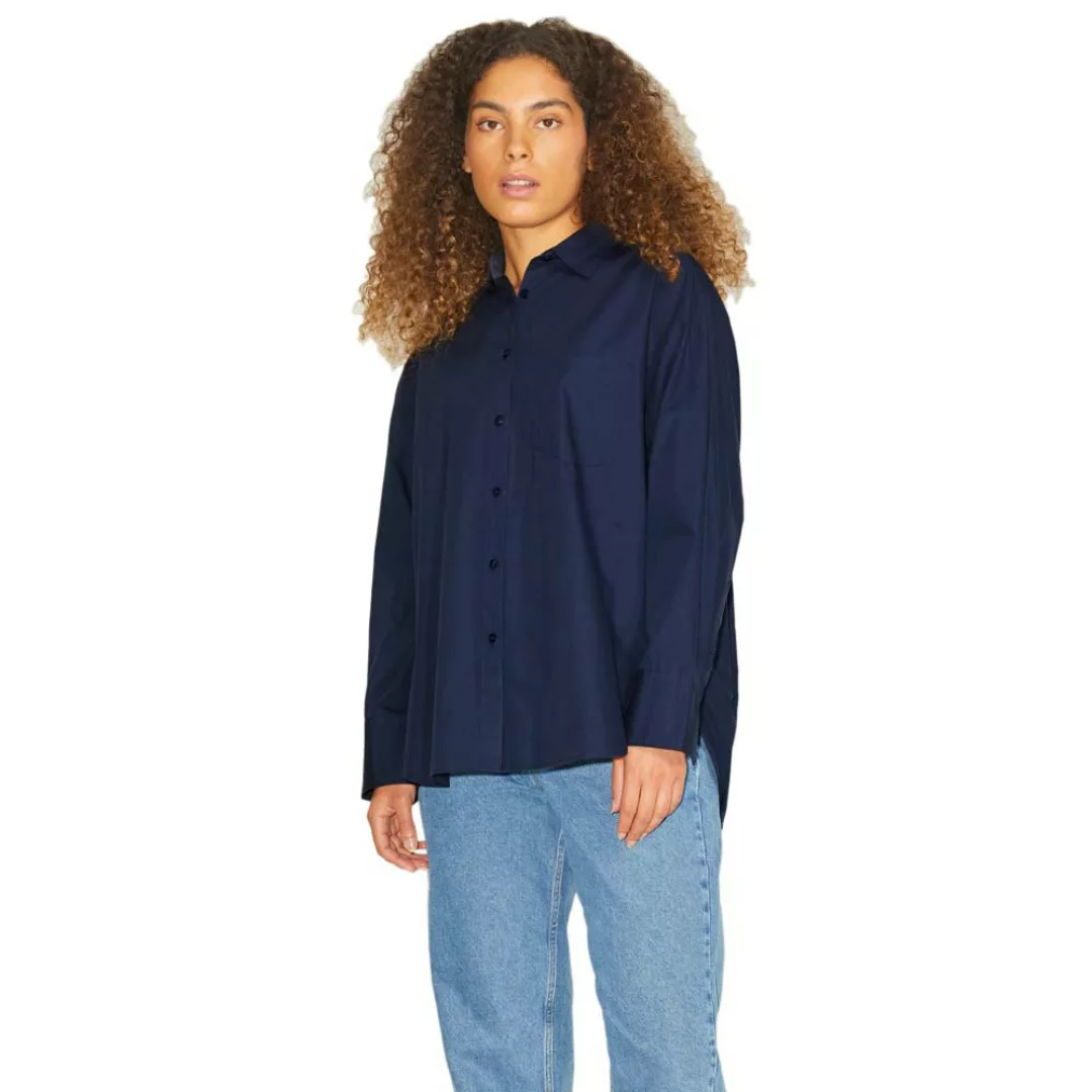 Jjxx Jamie Relaxed Poplin Langarm Hemd 2XS Navy Blazer günstig online kaufen