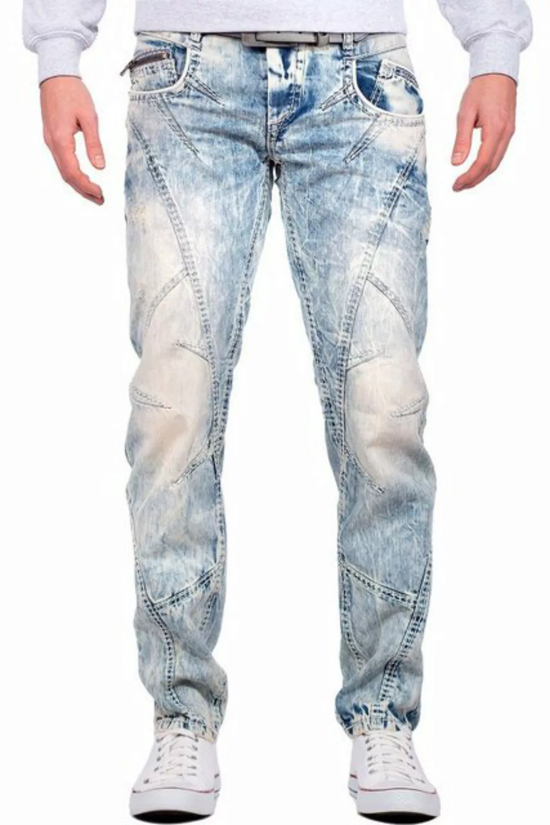 Cipo & Baxx 5-Pocket-Jeans Hose BA-C0894A W30/L32 (1-tlg) mit Verzierungen günstig online kaufen