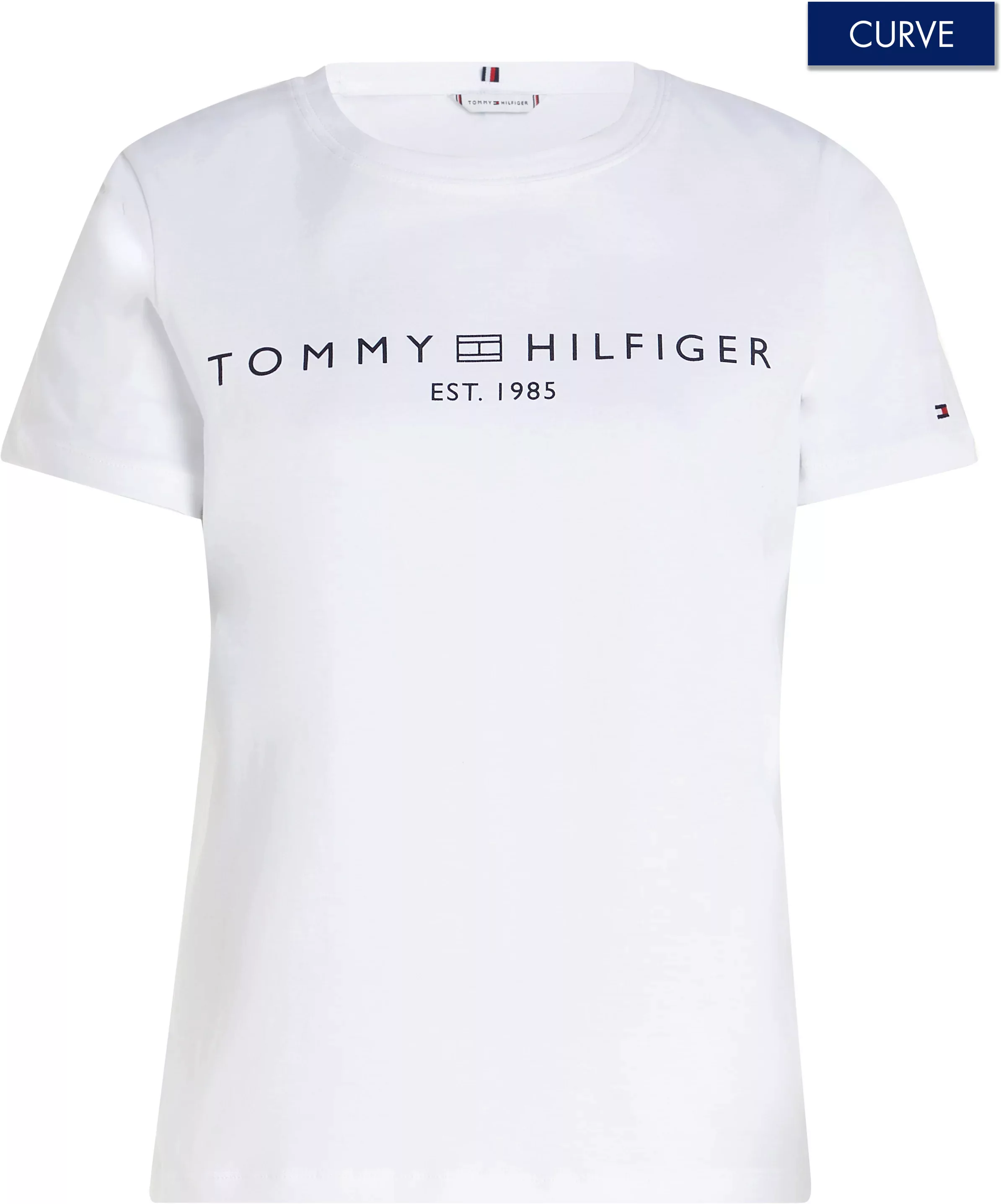 Tommy Hilfiger Curve Rundhalsshirt CRV REG CORP LOGO C-NK SS Auch in größer günstig online kaufen