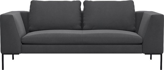 FLEXLUX 2,5-Sitzer "Loano", modernes Sofa, frei im Raum stellbar, lose Kiss günstig online kaufen