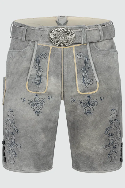 Lederhose Lucius mit Gürtel günstig online kaufen
