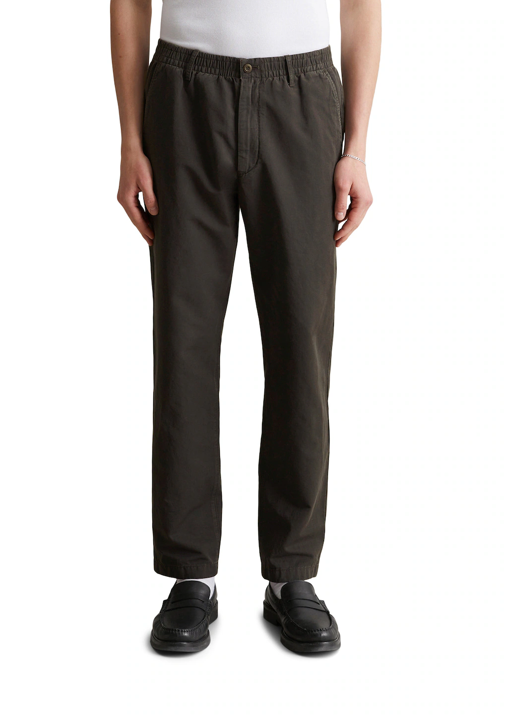 Marc OPolo DENIM Chinohose "aus Bio-Baumwolle und Leinen" günstig online kaufen