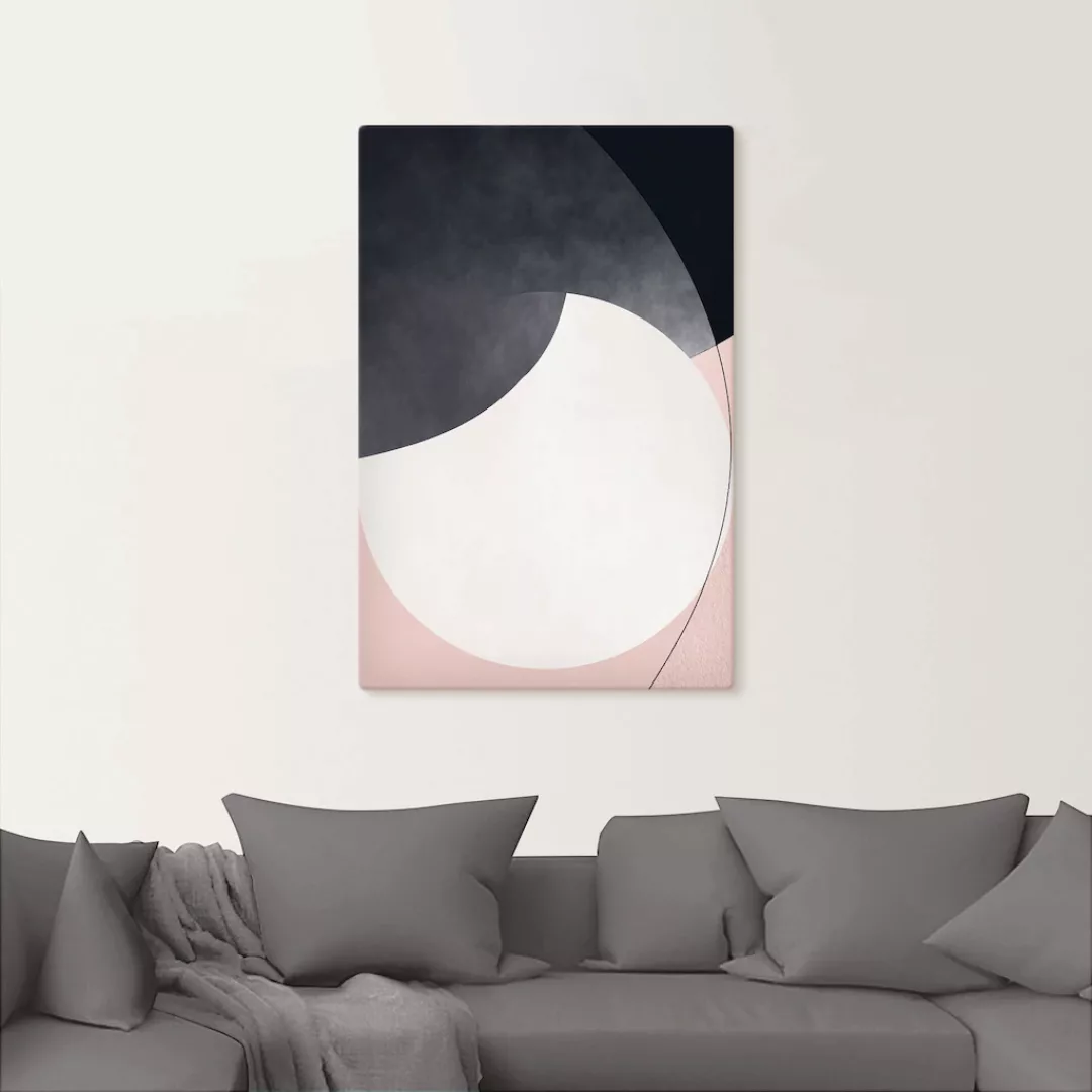 Artland Leinwandbild »Mondlicht«, Gegenstandslos, (1 St.), auf Keilrahmen g günstig online kaufen