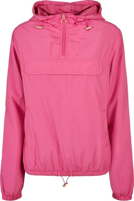 URBAN CLASSICS Bomberjacke Urban Classics Damen Ladies Basic Pull Over Jack günstig online kaufen