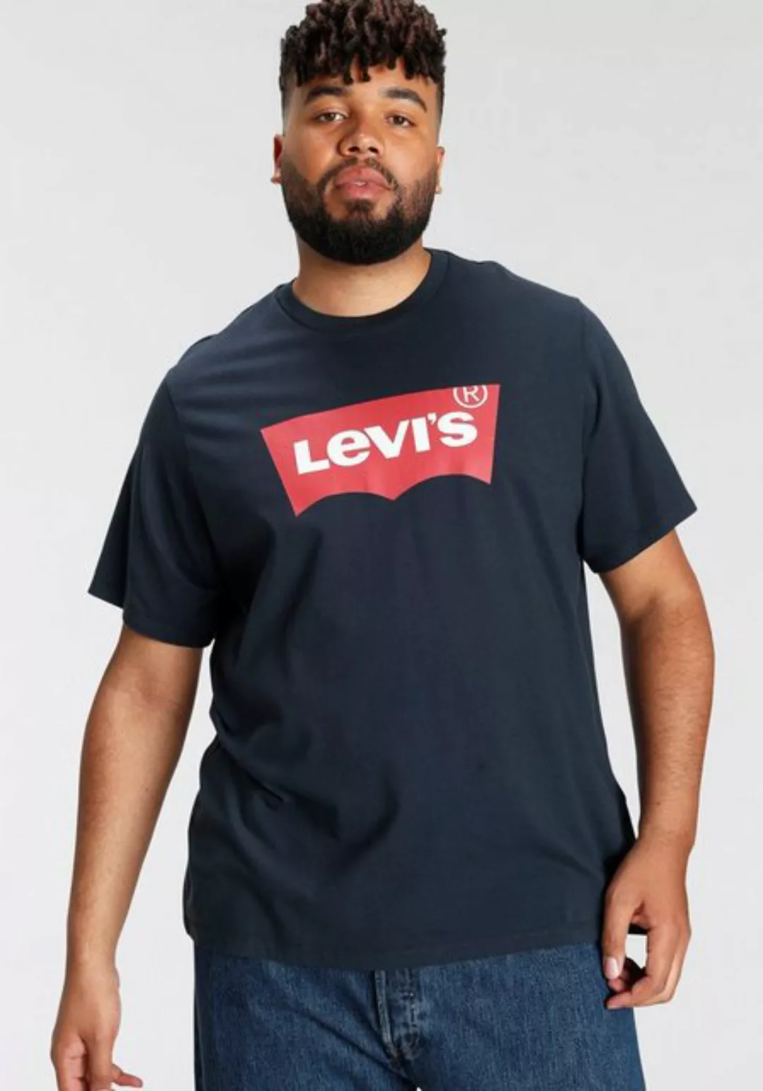 Levi's® Plus T-Shirt LE B&T BIG GRAPHIC TEE mit Logofrontprint günstig online kaufen