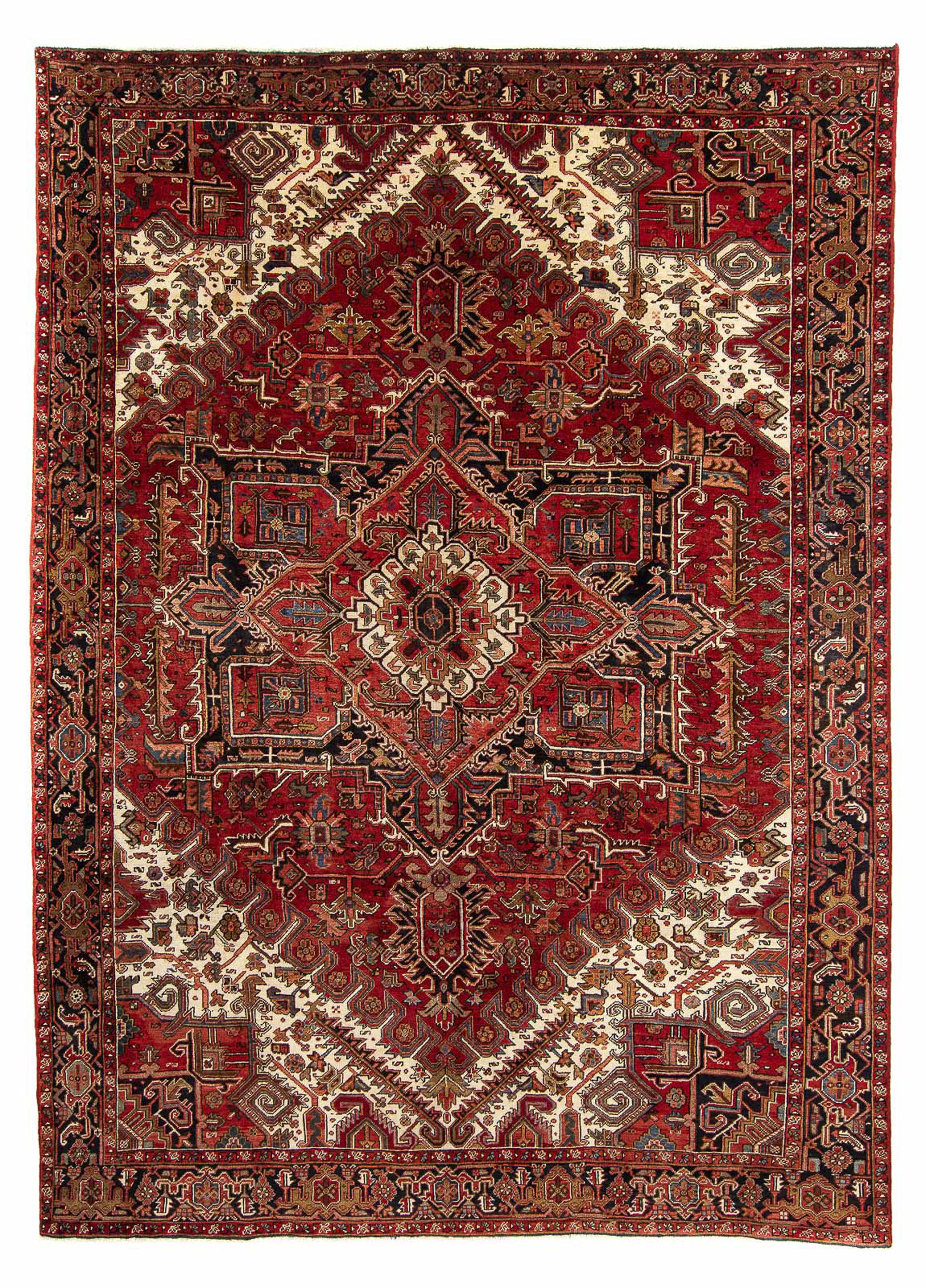 morgenland Orientteppich »Perser - Nomadic - 377 x 306 cm - dunkelrot«, rec günstig online kaufen