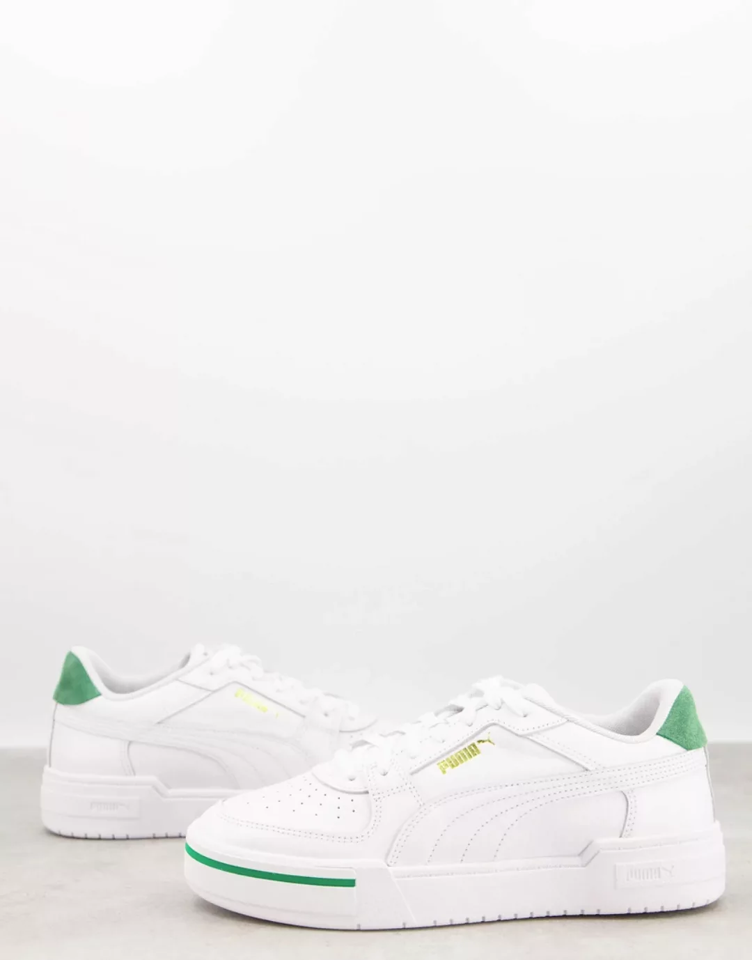 PUMA – CA Pro Heritage – Sneaker in Weiß und Grün günstig online kaufen