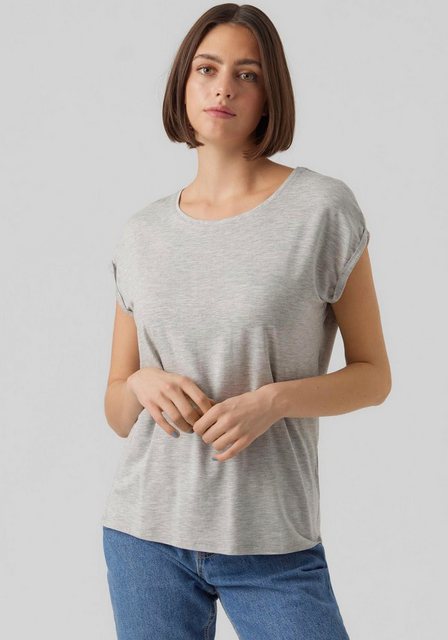 Vero Moda Rundhalsshirt VMAVA PLAIN SS TOP GAJRS NOOS günstig online kaufen