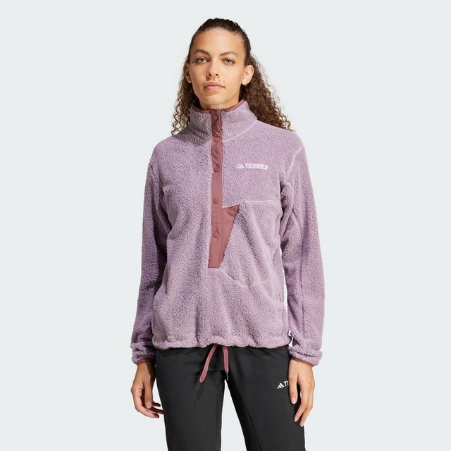 adidas TERREX Fleecejacke TERREX XPLORIC HIGH-PILE-FLEECE OBERTEIL günstig online kaufen