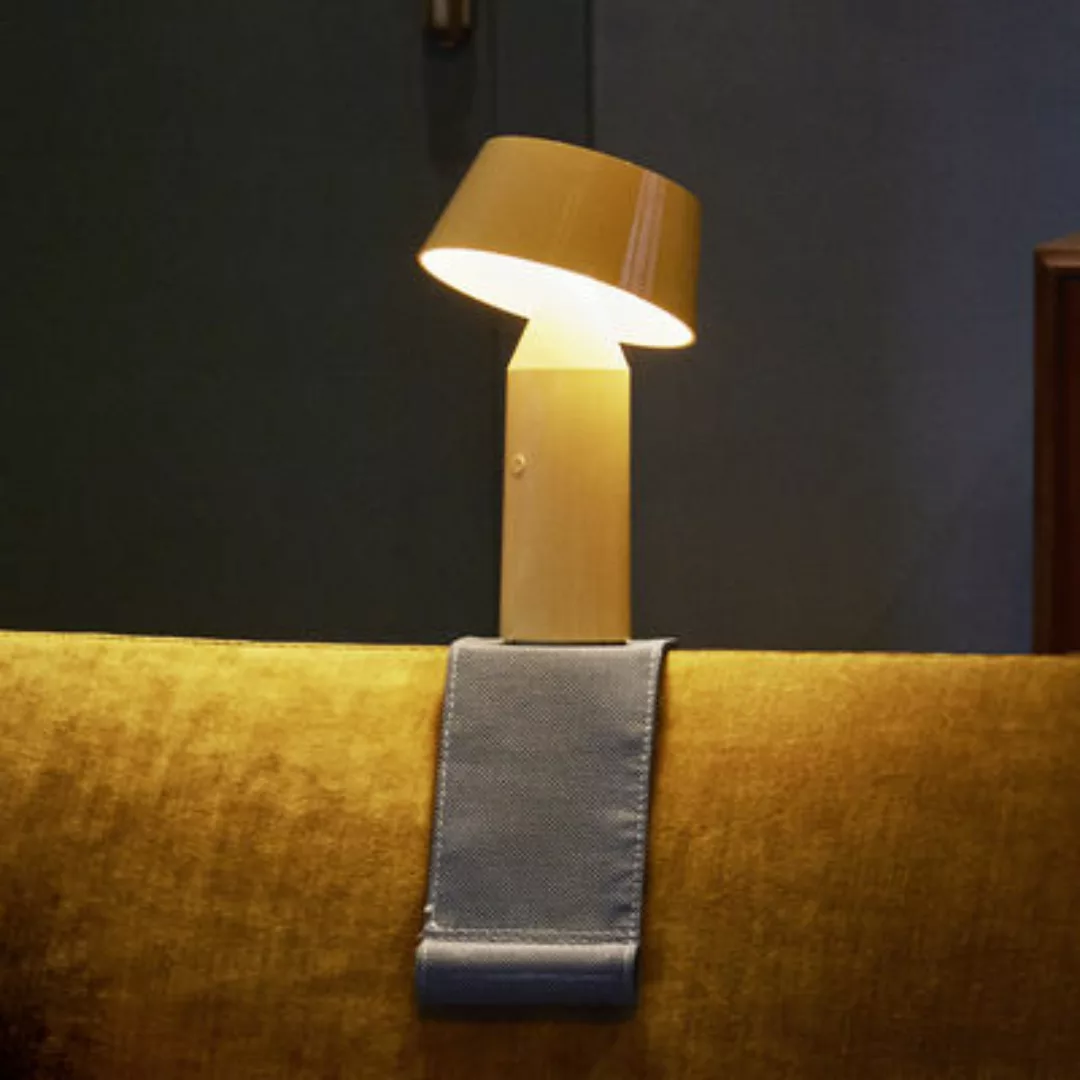 Armlehne  textil grau magnetisch / für die Lampe „Bicoca“ - Marset - Grau günstig online kaufen