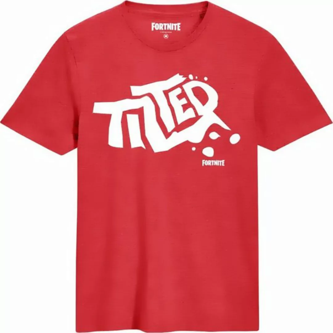 Fortnite T-Shirt FORTNITE T-SHIRT Tilted Herrengrößen SM L XL Rot Jugendlic günstig online kaufen