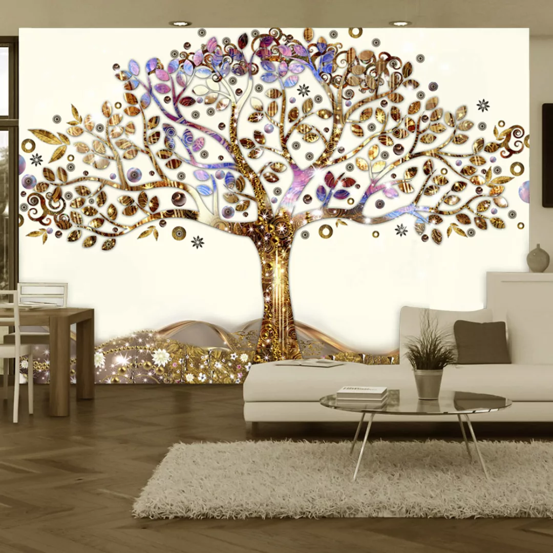 Fototapete - Goldener Baum günstig online kaufen