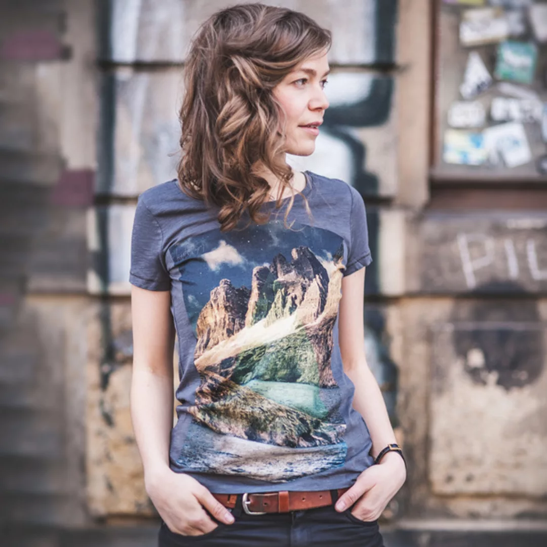 Kopfstein – Wasser - Ladies Low Carbon Organic Cotton T-shirt günstig online kaufen