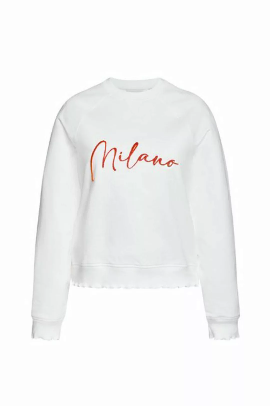 Rich & Royal Sweatshirt Sweatshirt with application Milano, pearl white günstig online kaufen