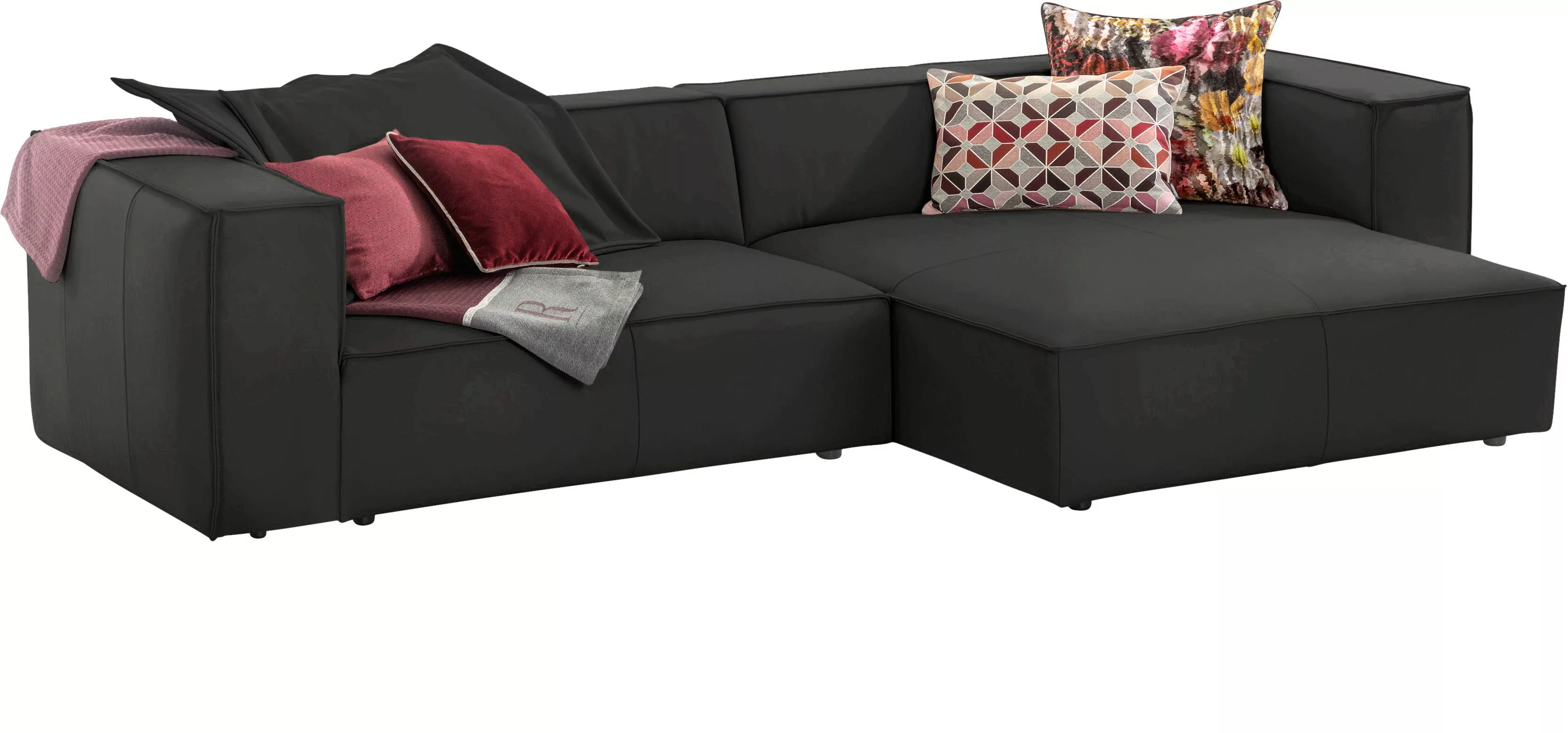 W.SCHILLIG Ecksofa "around-the-block", (Spar-Set), inklusive Hocker, mit el günstig online kaufen