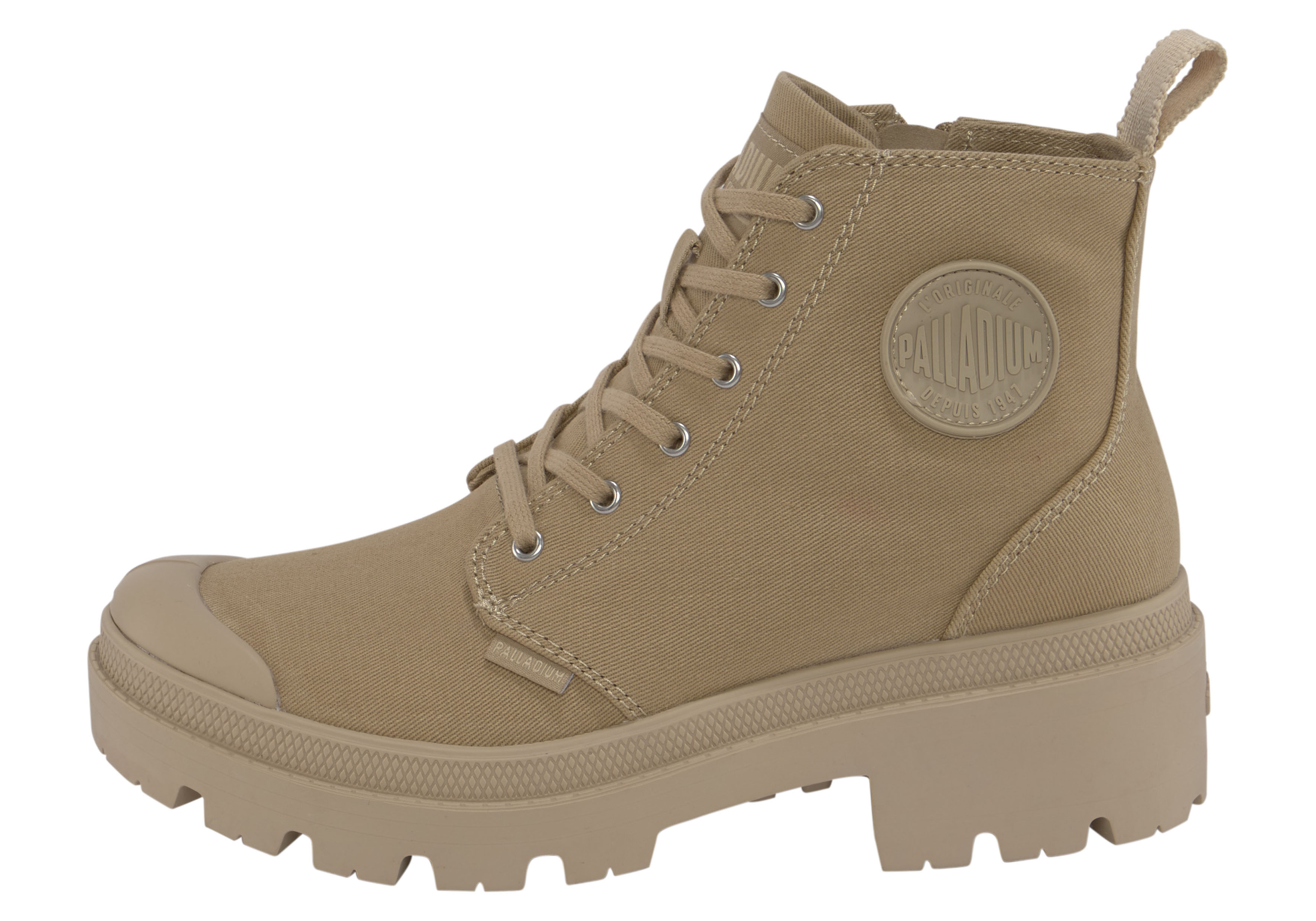 Palladium Schnürboots "PALLABASE TWILL", aus Textil günstig online kaufen