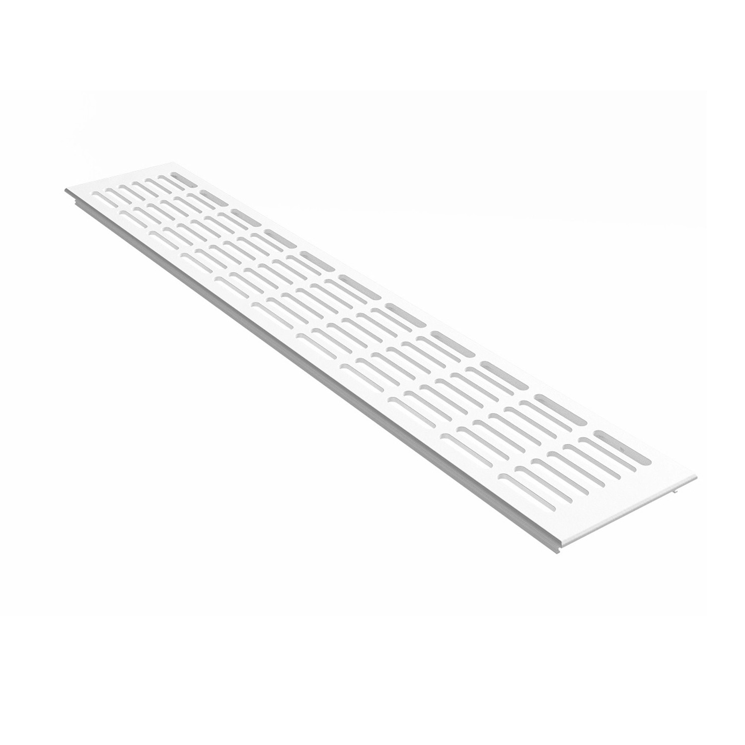 MS Beschläge Lüftungsgitter 100 x 500 mm Weiß RAL 9016 günstig online kaufen