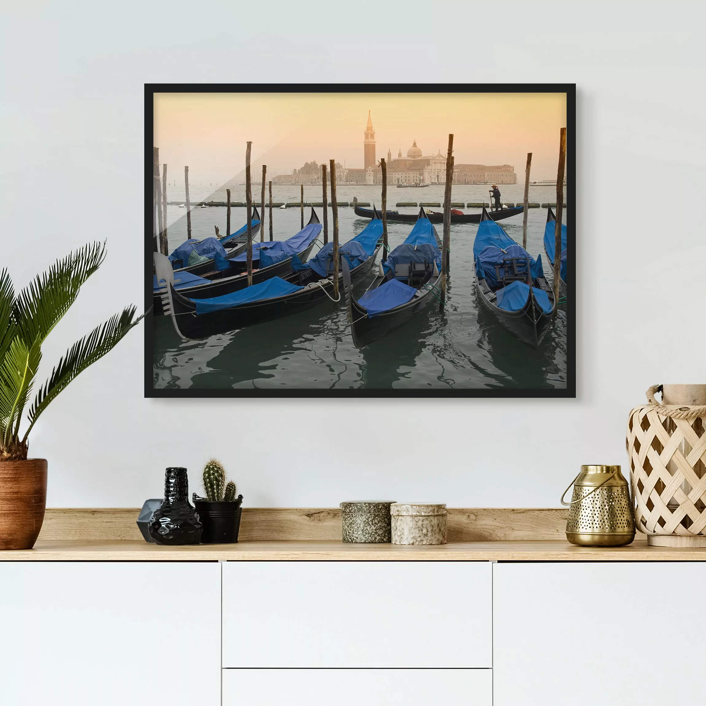 Bild mit Rahmen Architektur & Skyline - Querformat Venice Dreams günstig online kaufen