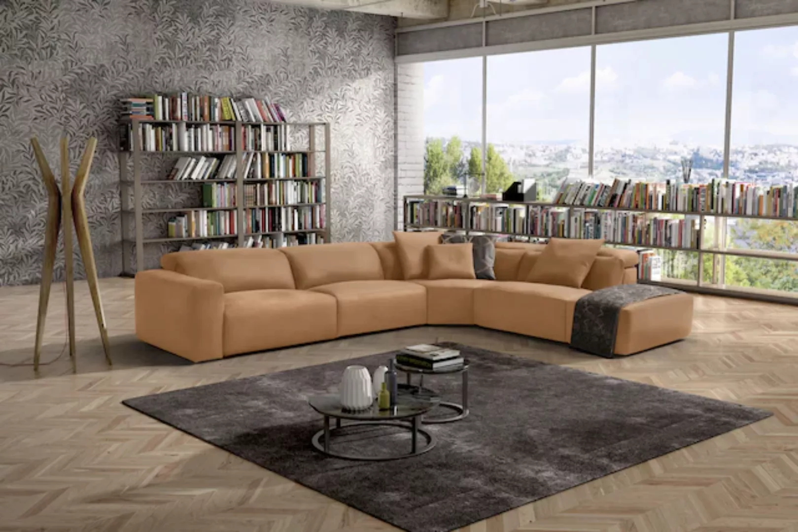 Egoitaliano Ecksofa »Beverly, extravangantes Designsofa mit erstklassigem S günstig online kaufen
