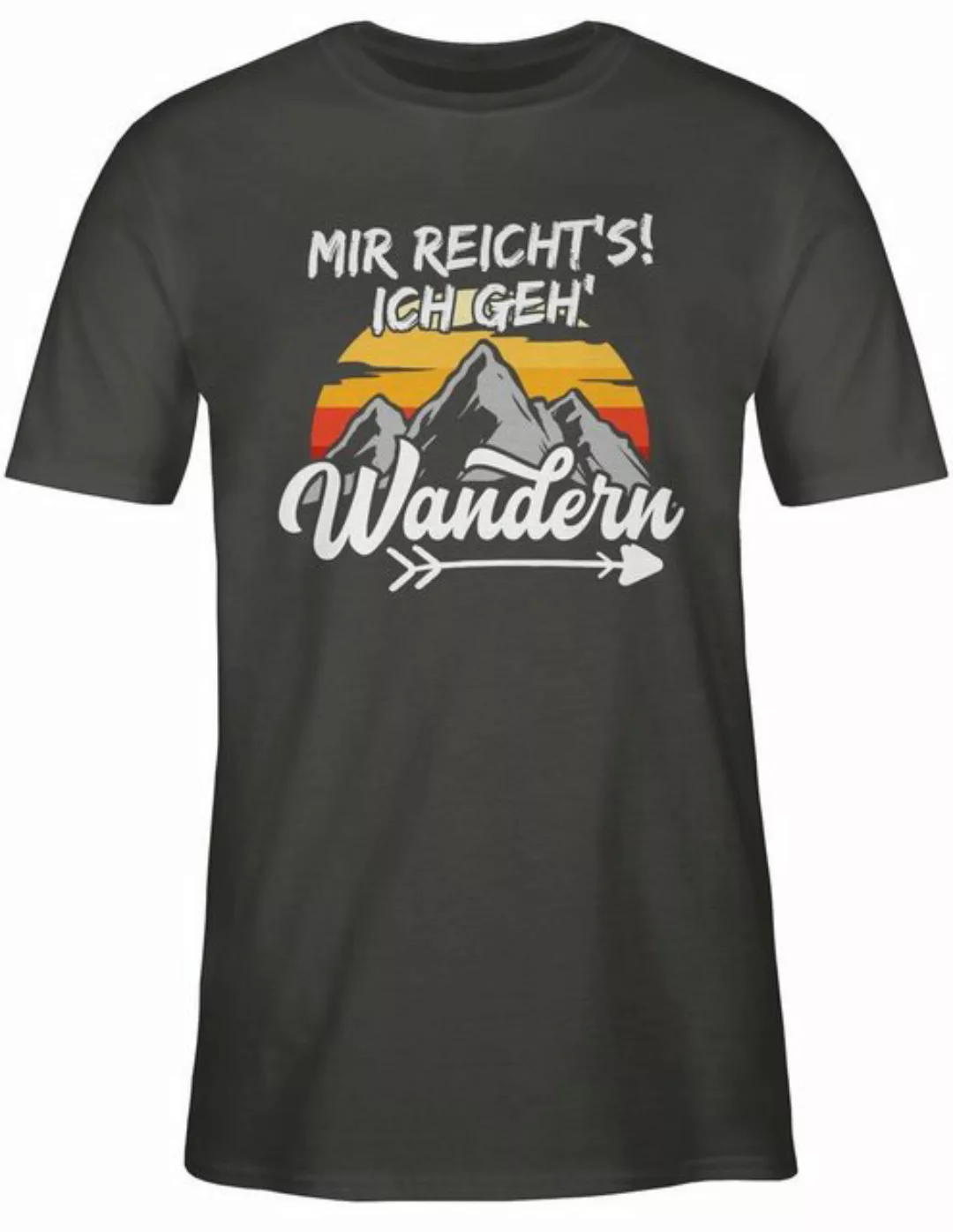 Shirtracer T-Shirt Mir reichts ich geh wandern - Wandergeschenke Wanderer G günstig online kaufen