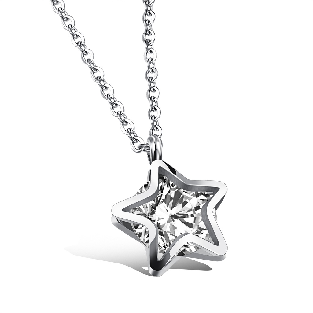 COLLEZIONE ALESSANDRO Kette mit Anhänger "Star", mit großem Glasstein günstig online kaufen