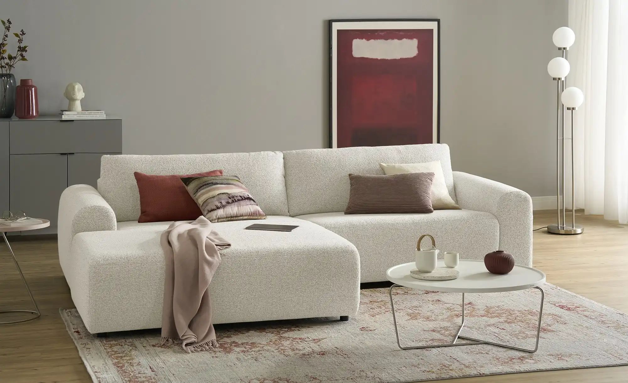 Jette Home Ecksofa mit Relaxfunktion Jette Scala ¦ creme ¦ Maße (cm): B: 29 günstig online kaufen