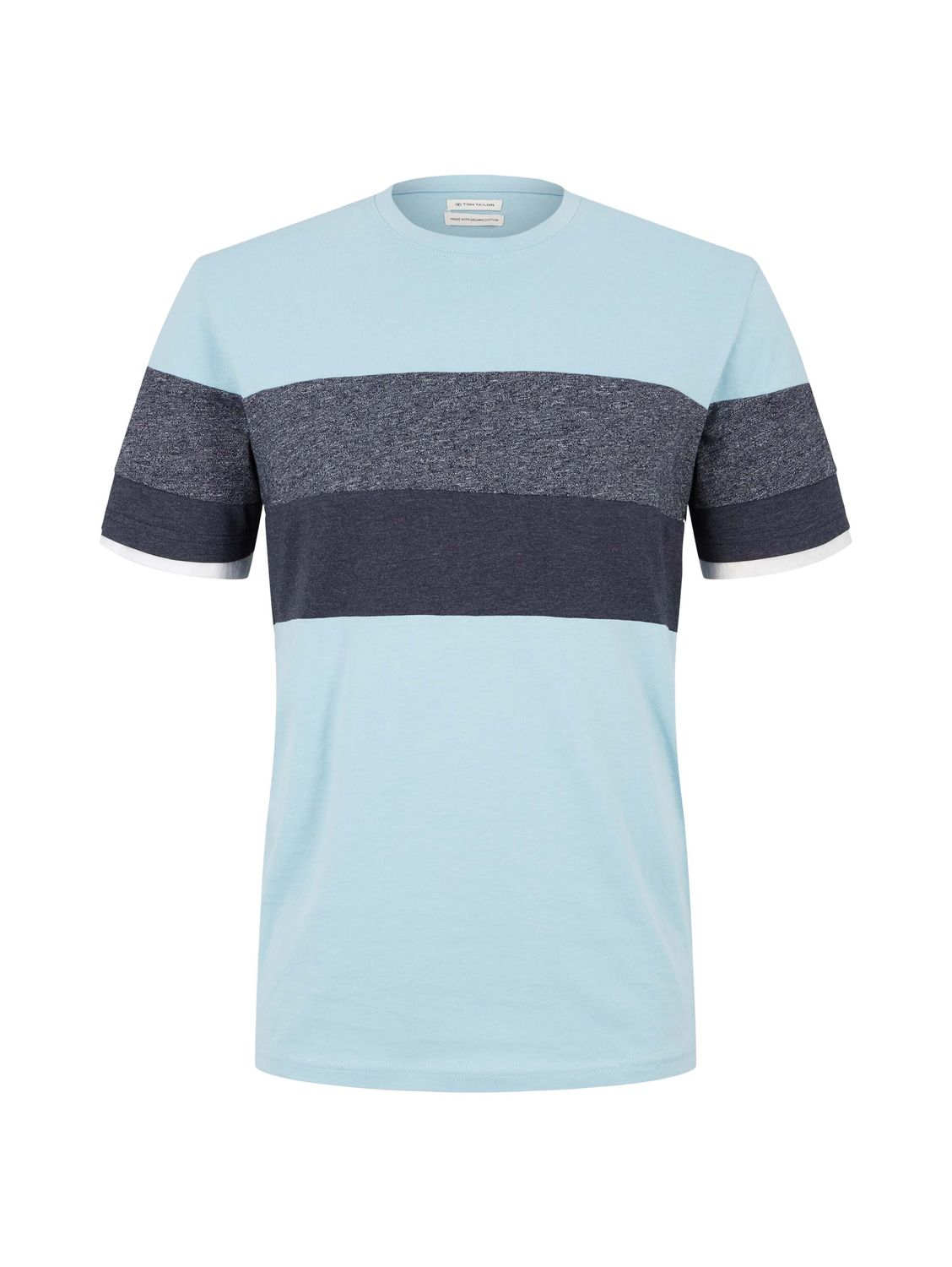 Tom Tailor Herren Rundhals T-Shirt Striped günstig online kaufen
