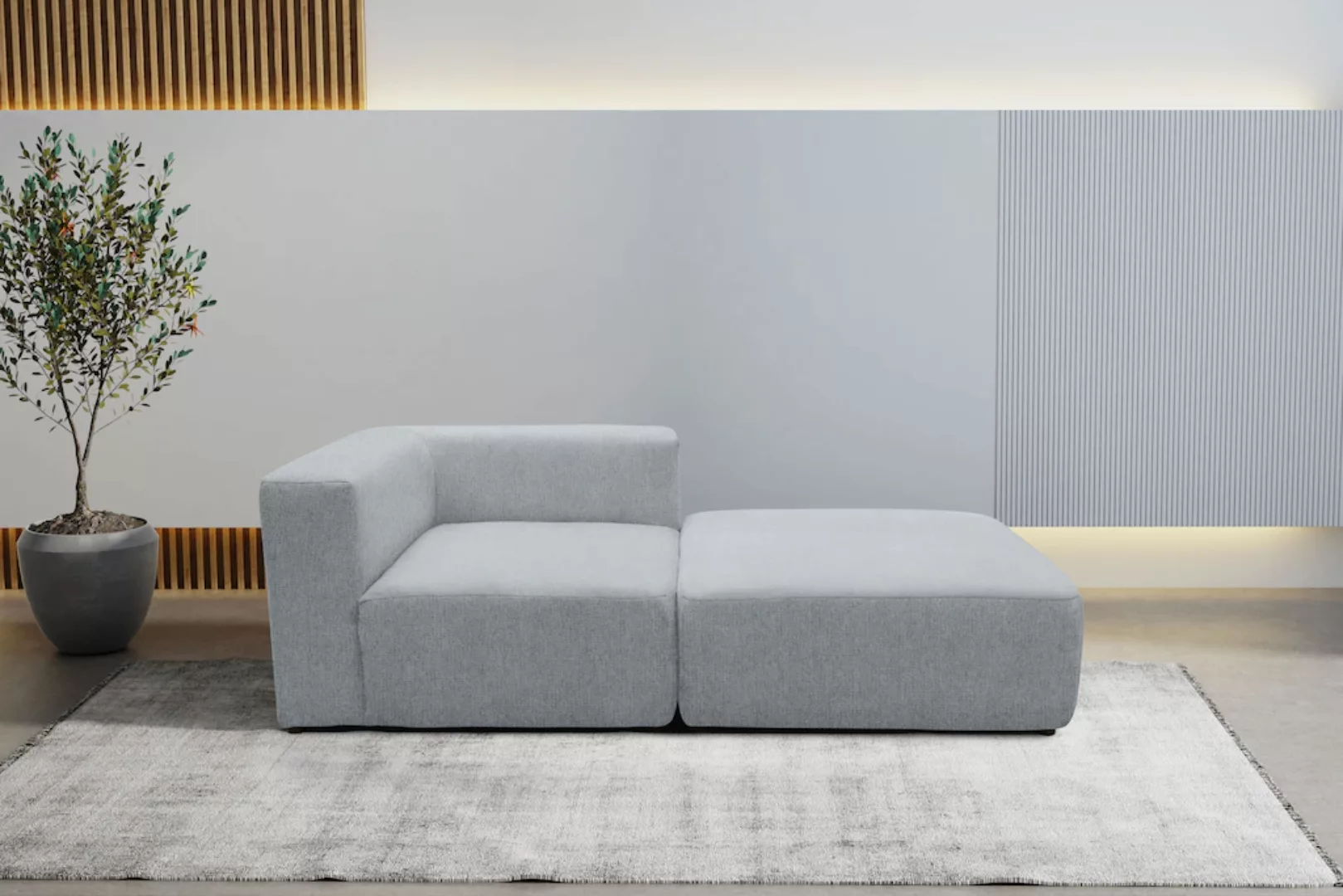 andas Sofa-Eckelement "Utvik bestehend aus Eckelement und Hocker", als Modu günstig online kaufen