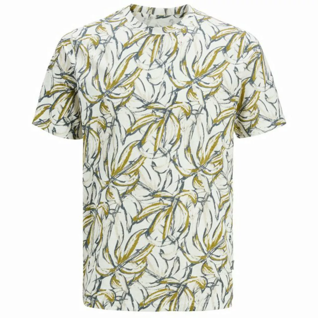 Jack & Jones Rundhalsshirt Große Größen T-Shirt JORSPLIT AOP Floralprint we günstig online kaufen