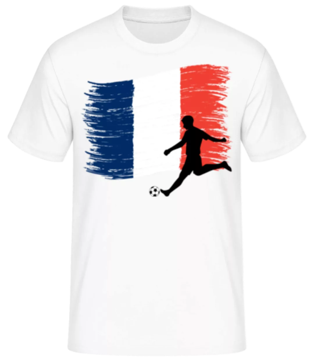 Französische Fahne Fußballer · Männer Basic T-Shirt günstig online kaufen
