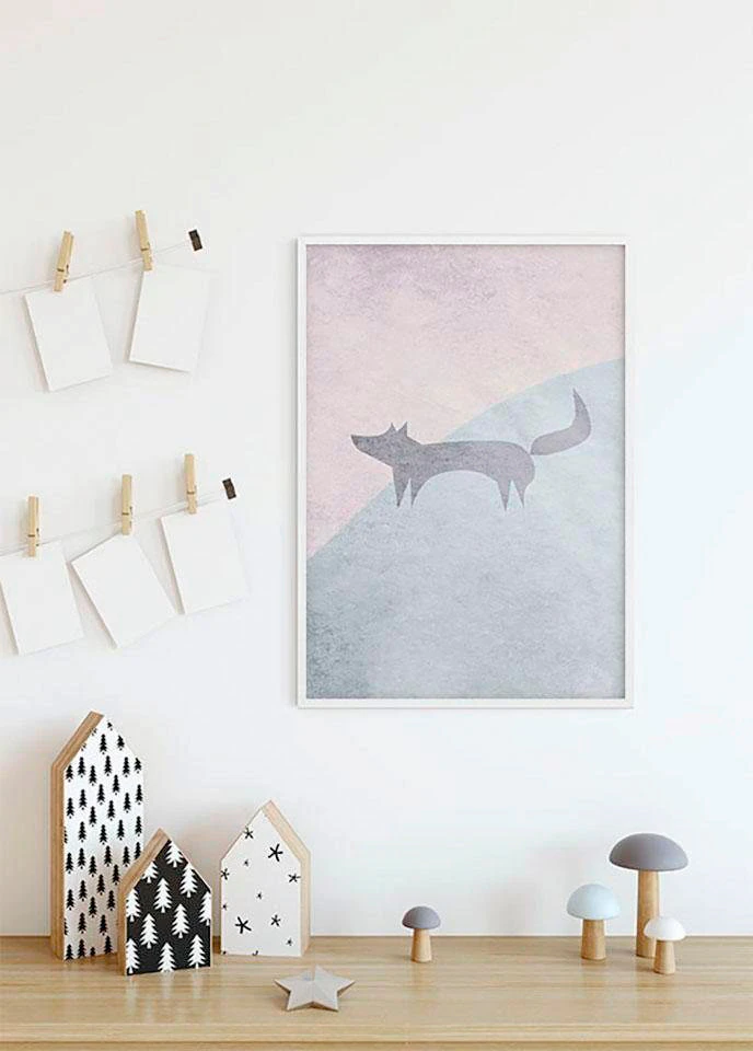 Komar Bild "Wild and Free Fox", Tiere, (1 St.), Wandbild zur Dekoration - o günstig online kaufen