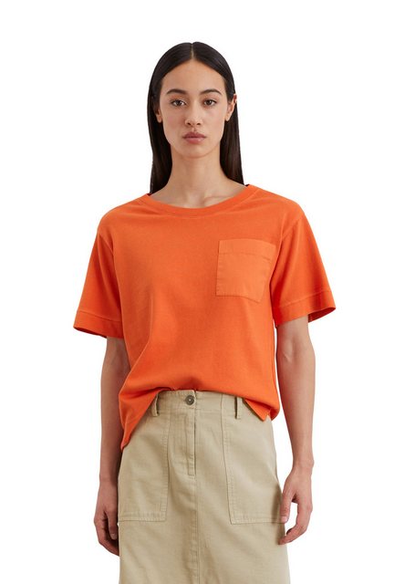 Marc O'Polo T-Shirt mit aufgesetzter Satin-Tasche günstig online kaufen