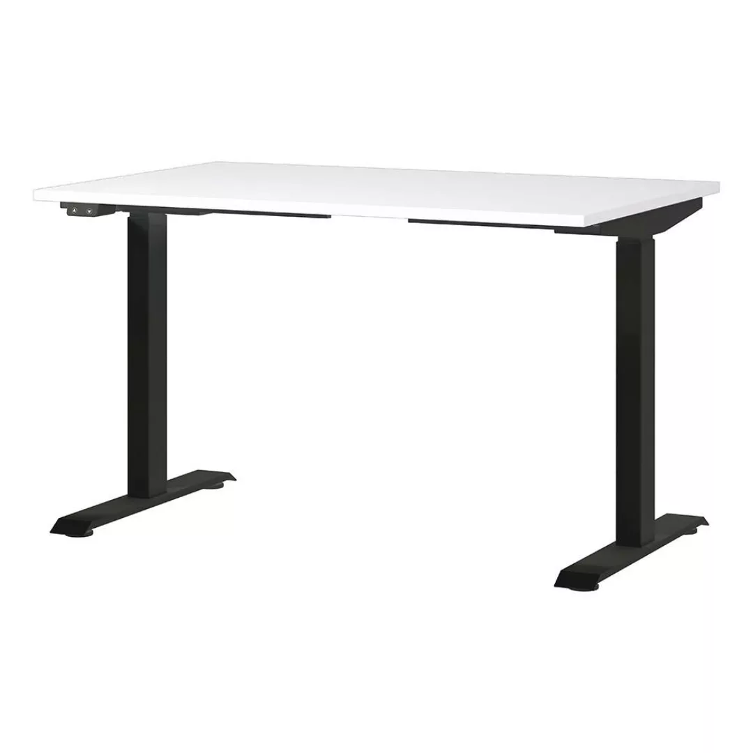 Schreibtisch 120cm, elektrisch höhenverstellbar, weiß, MEMPHIS-01 günstig online kaufen