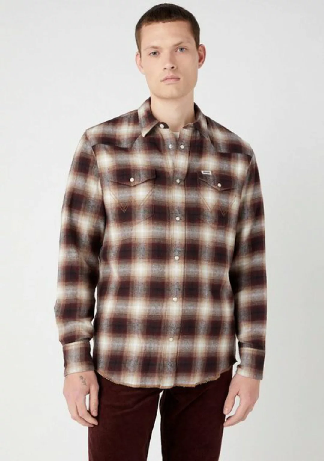 Wrangler Karohemd Western Shirt günstig online kaufen