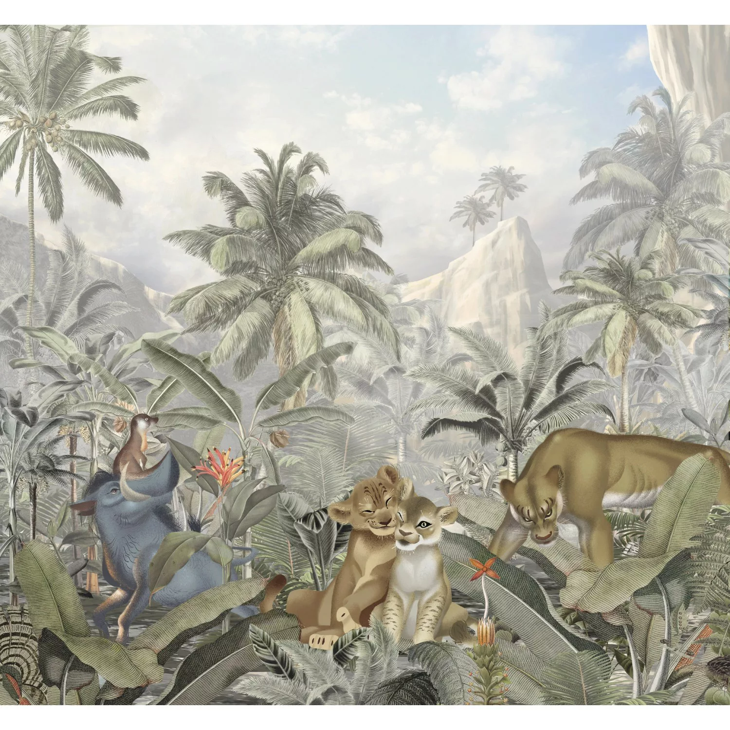 Disney Fototapete Arielle Die Meerjungfrau Blau 200 x 280 cm 611700 günstig online kaufen