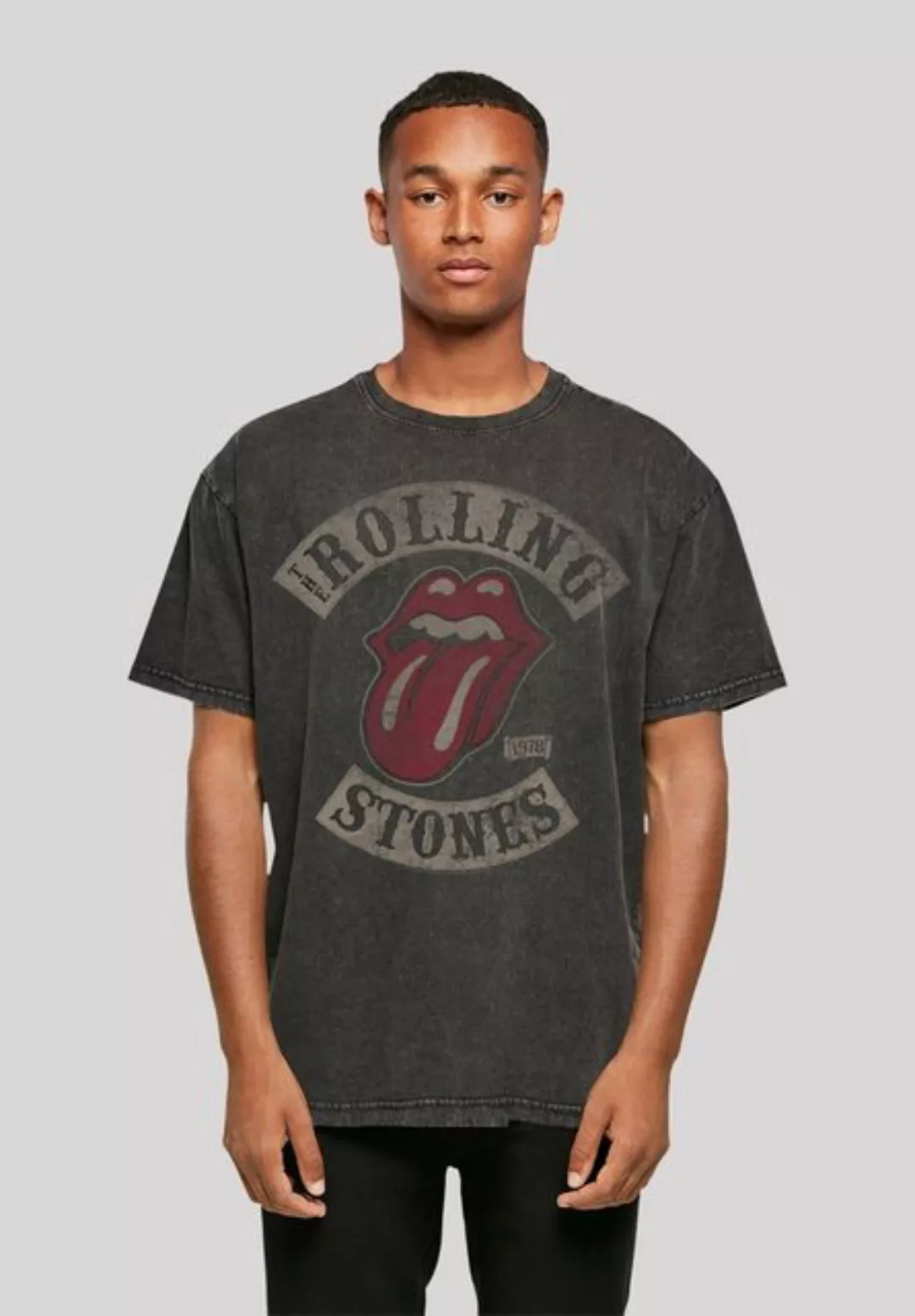 F4NT4STIC T-Shirt The Rolling Stones Tour '78 Print günstig online kaufen