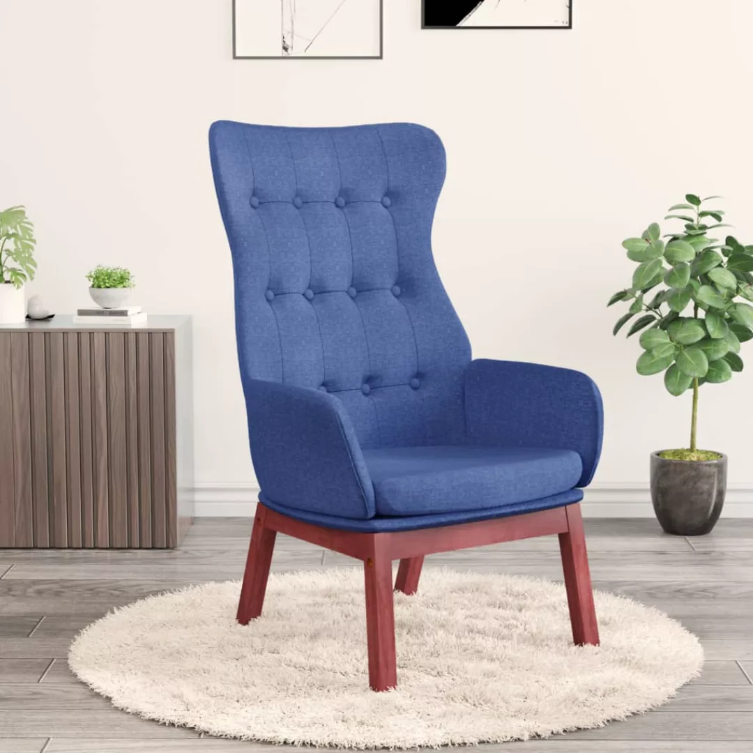 Vidaxl Relaxsessel Blau Stoff günstig online kaufen