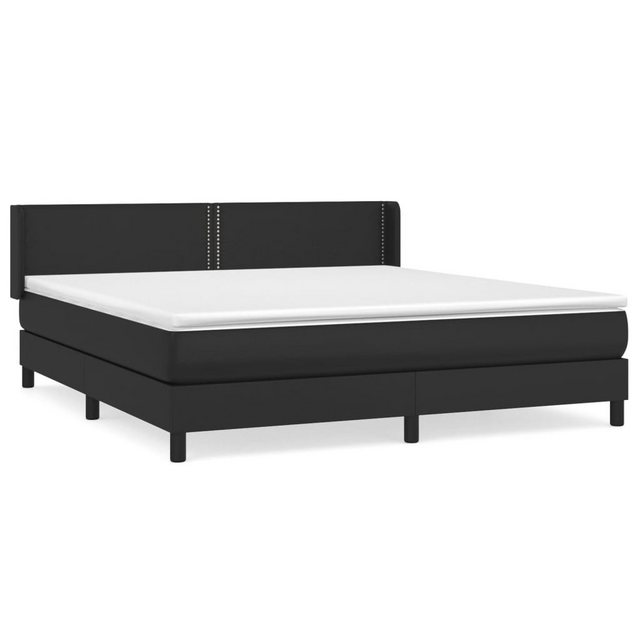 vidaXL Boxspringbett Bett Boxspringbett mit Matratze & Topper Kunstleder ve günstig online kaufen