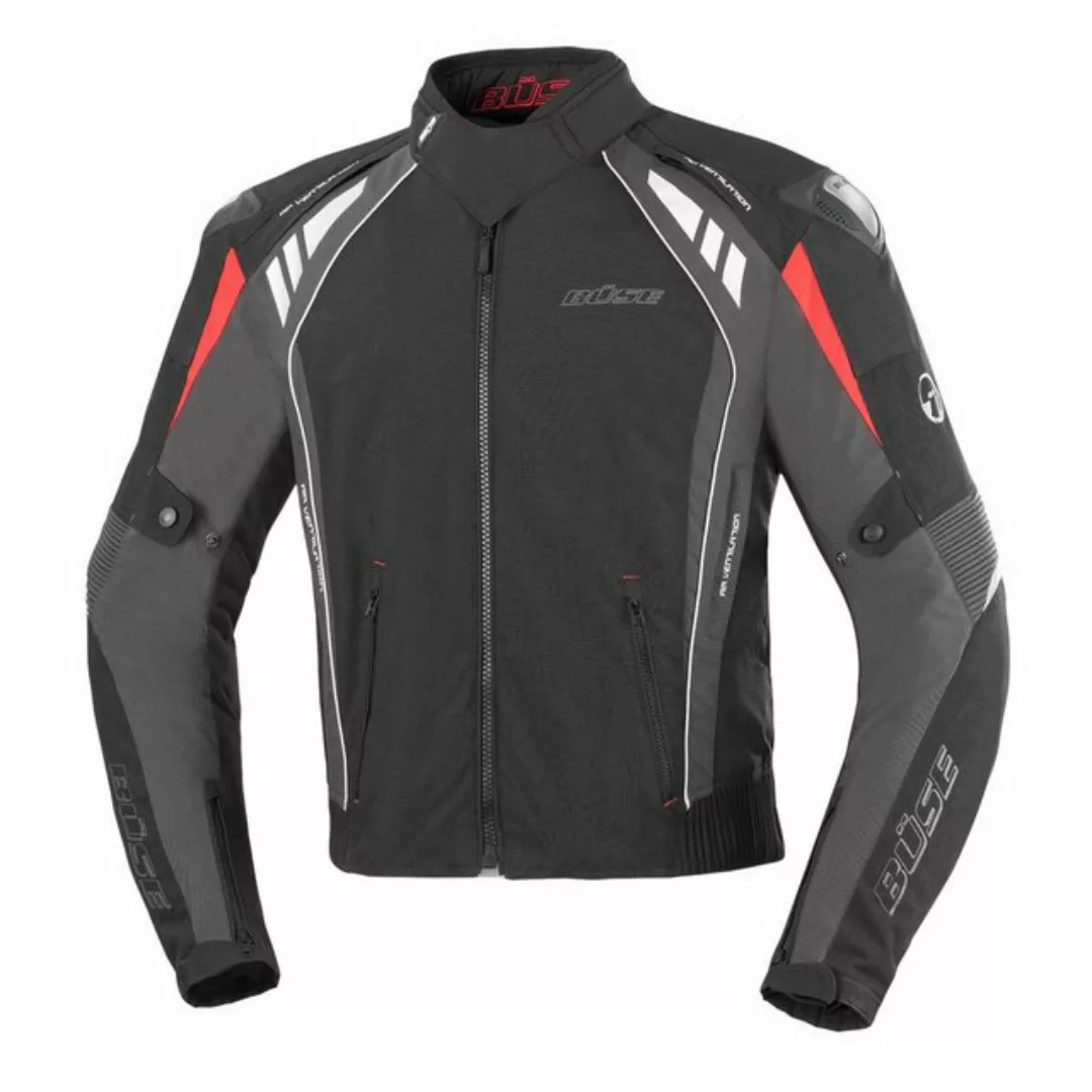 Büse Motorradjacke Büse B. Racing Pro Jacke schwarz / anthrazit 5XL günstig online kaufen