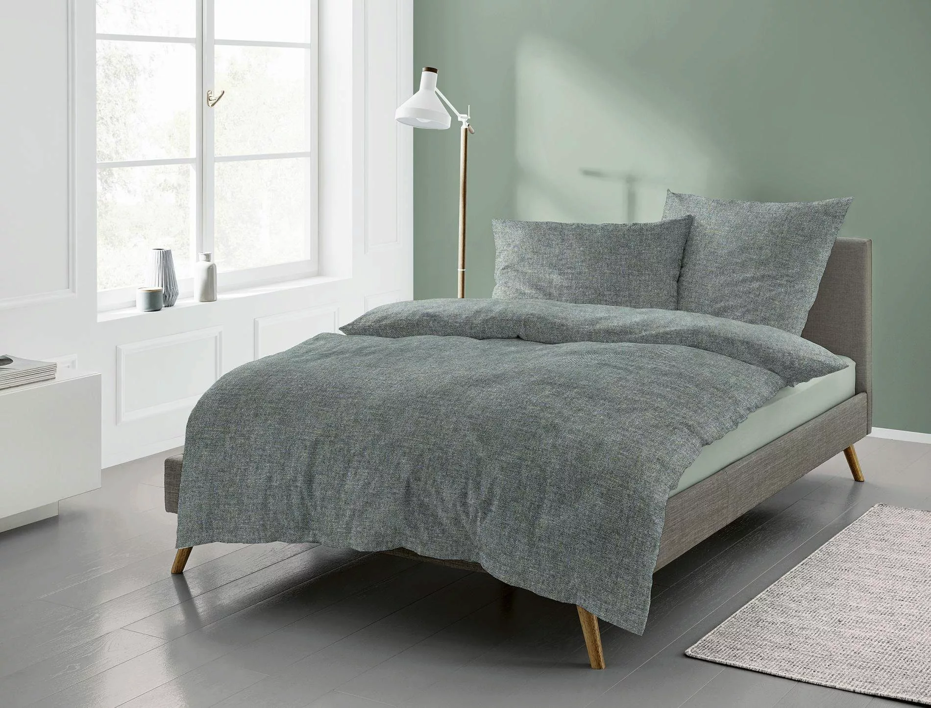 Irisette Bettwäsche Mink 8835, Biber, 2 günstig online kaufen