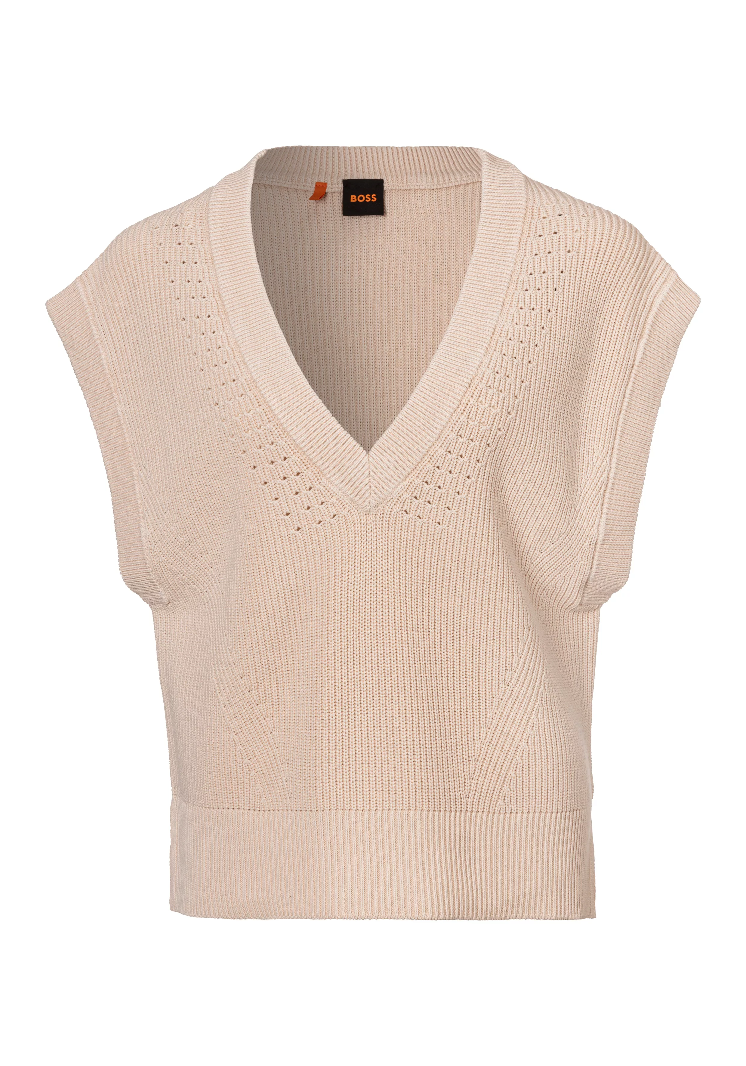 BOSS ORANGE T-Shirt C_Furray Premium Damenmode mit V-Ausschnitt günstig online kaufen
